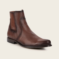 Botín de vestir en piel genuina de venado para caballero Botas y Botines 