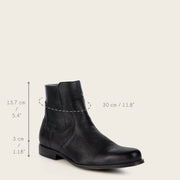 Botín de vestir en piel genuina de venado para caballero Botas y Botines 