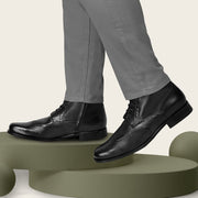 Botín casual en piel genuina de venado para caballero Botas y Botines 