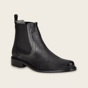 Botín de vestir en piel genuina de venado para caballero Botas y Botines 