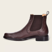 Botín de vestir en piel genuina de venado para caballero Botas y Botines 