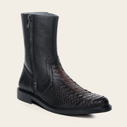 Bota de vestir en piel genuina de pitón para caballero Botas y Botines 