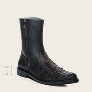 Bota de vestir en piel genuina de pitón para caballero Botas y Botines 