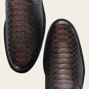 Bota de vestir en piel genuina de pitón para caballero Botas y Botines 