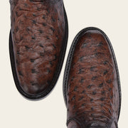 Bota de vestir en piel genuina de avestruz para caballero Botas y Botines 