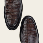 Botín casual en piel genuina de caimán para caballero Botas y Botines 