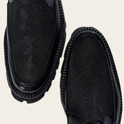 Botín casual en piel genuina de mantarraya para caballero Botas y Botines 