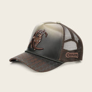 Gorra en piel genuina con diseño de venado Gorras 