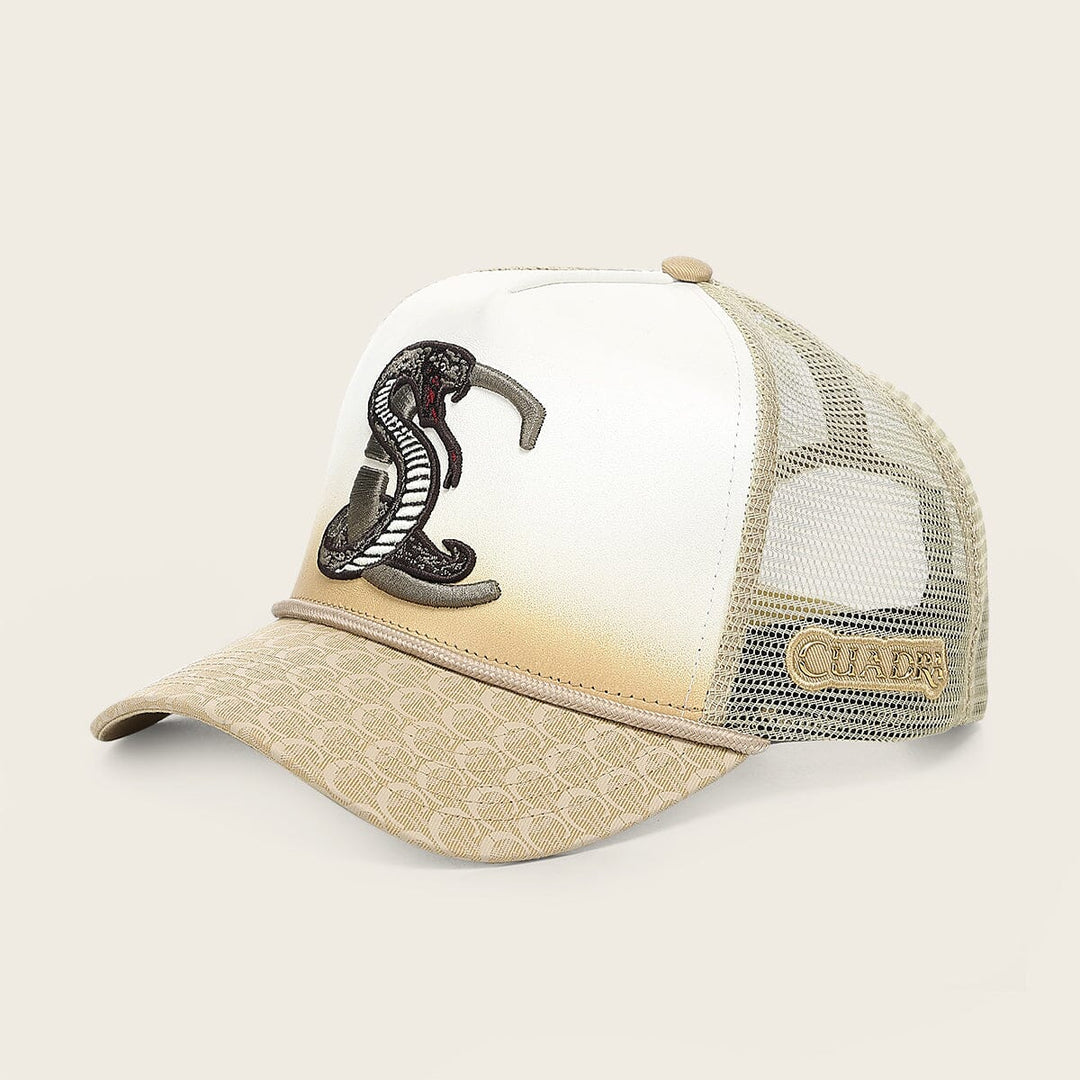 Gorra en piel genuina con diseño de pitón Gorras 