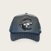 Gorra en piel genuina con diseño de tiburón Gorras 