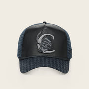 Gorra en piel genuina con diseño de mantarraya Gorras 