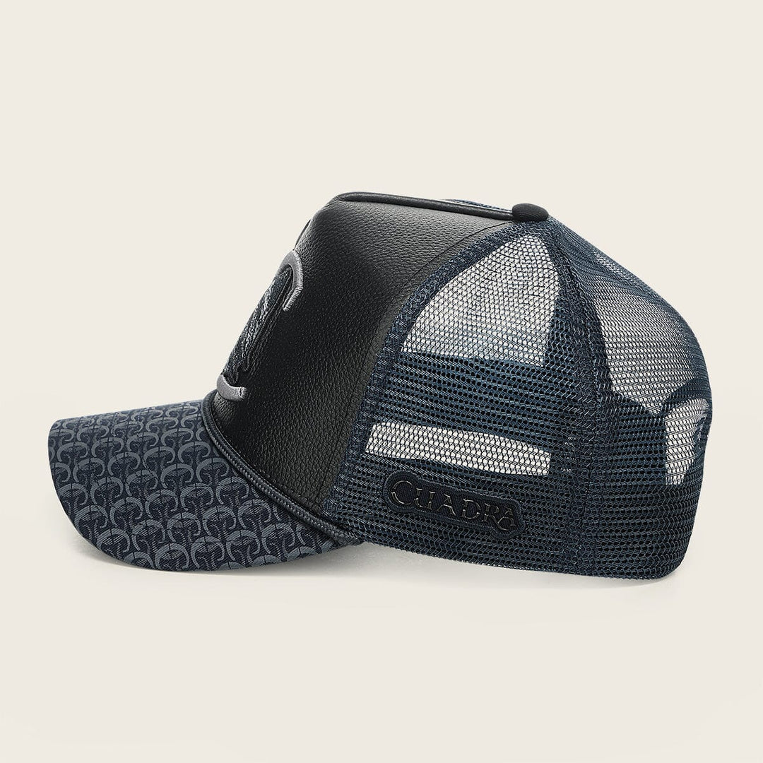 Gorra en piel genuina con diseño de mantarraya Gorras 