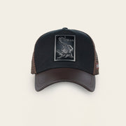 Gorra en piel genuina con diseño de caimán Gorras 