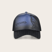 Gorra en piel genuina con diseño de tiburón Gorras 