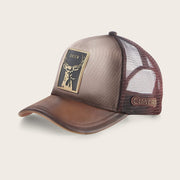 Gorra en piel genuina con diseño de venado Gorras 