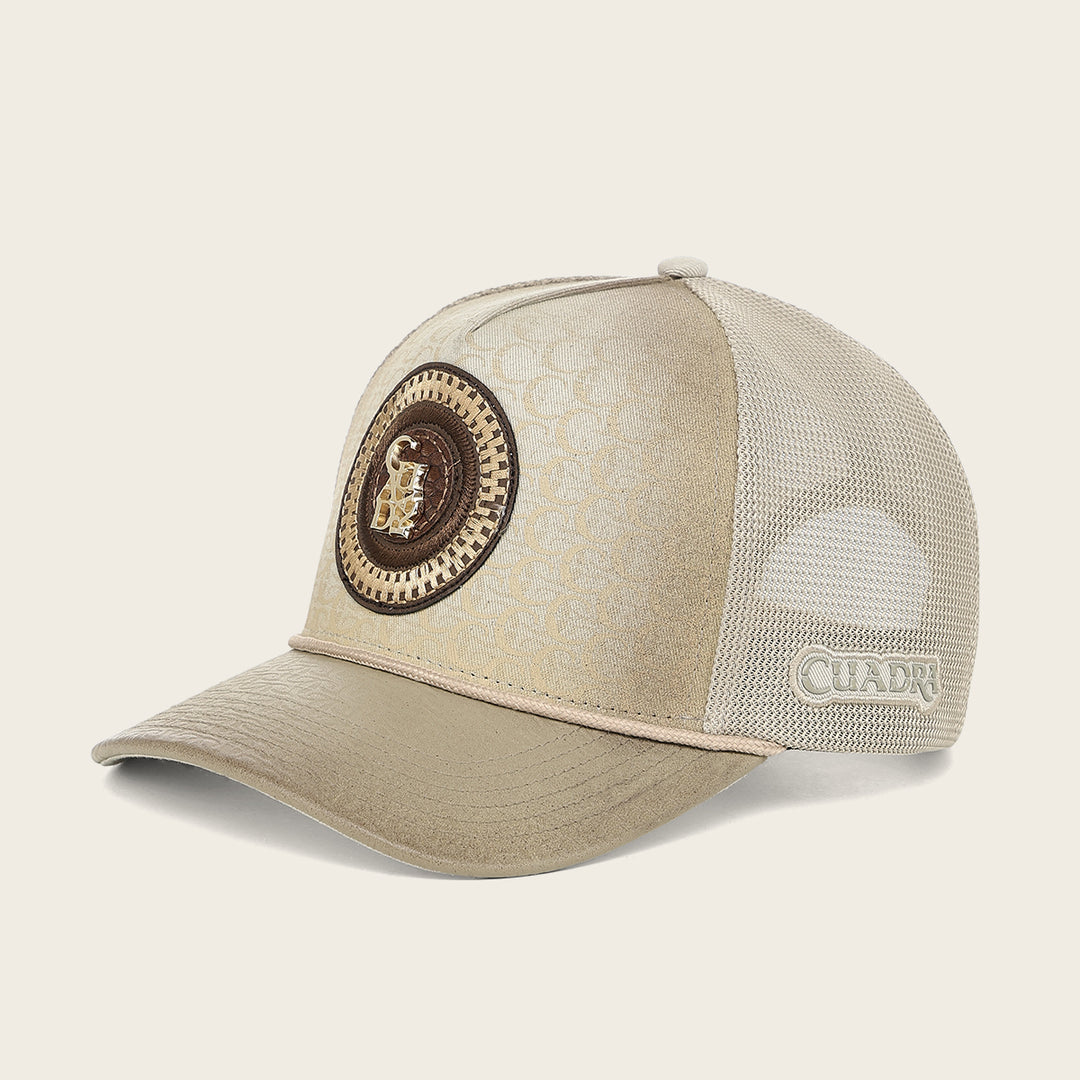Gorra para caballero en piel genuina