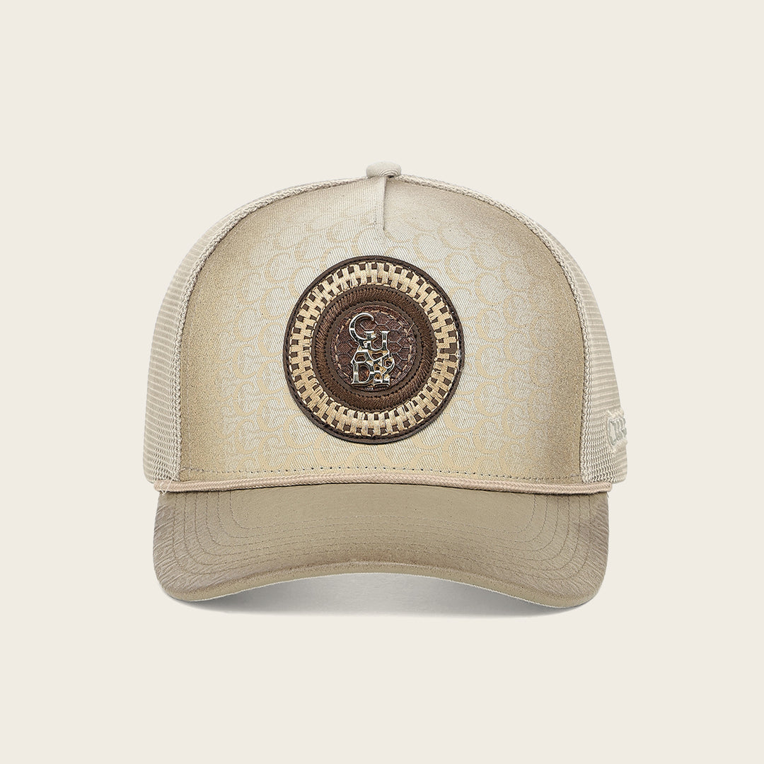 Gorra para caballero en piel genuina