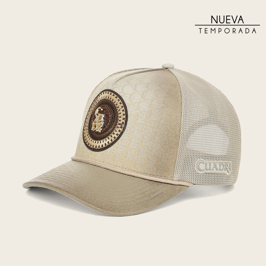 Gorra para caballero en piel genuina