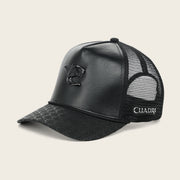 Gorra Cuadra en piel genuina