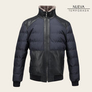 Chamarra en piel genuina de cordero para caballero Chamarras 