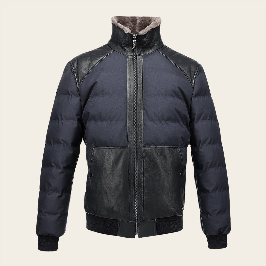 Chamarra en piel genuina de cordero para caballero Chamarras 