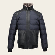 Chamarra en piel genuina de cordero para caballero Chamarras 