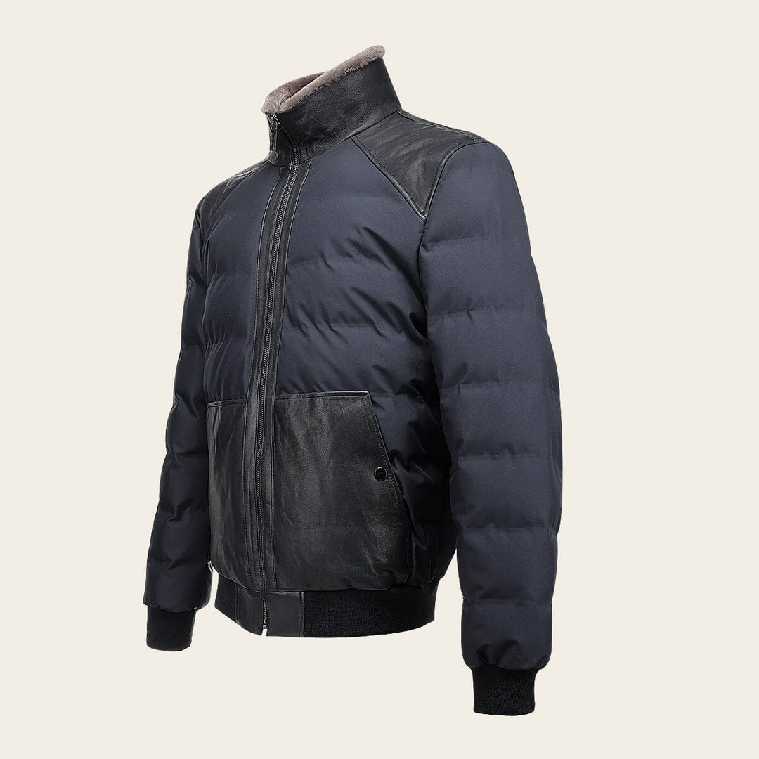 Chamarra en piel genuina de cordero para caballero Chamarras 