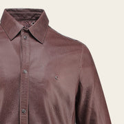 Chamarra en piel genuina para caballero Chamarras 