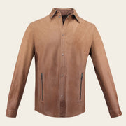 Chamarra en piel genuina para caballero Chamarras 