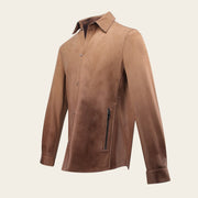 Chamarra en piel genuina para caballero Chamarras 