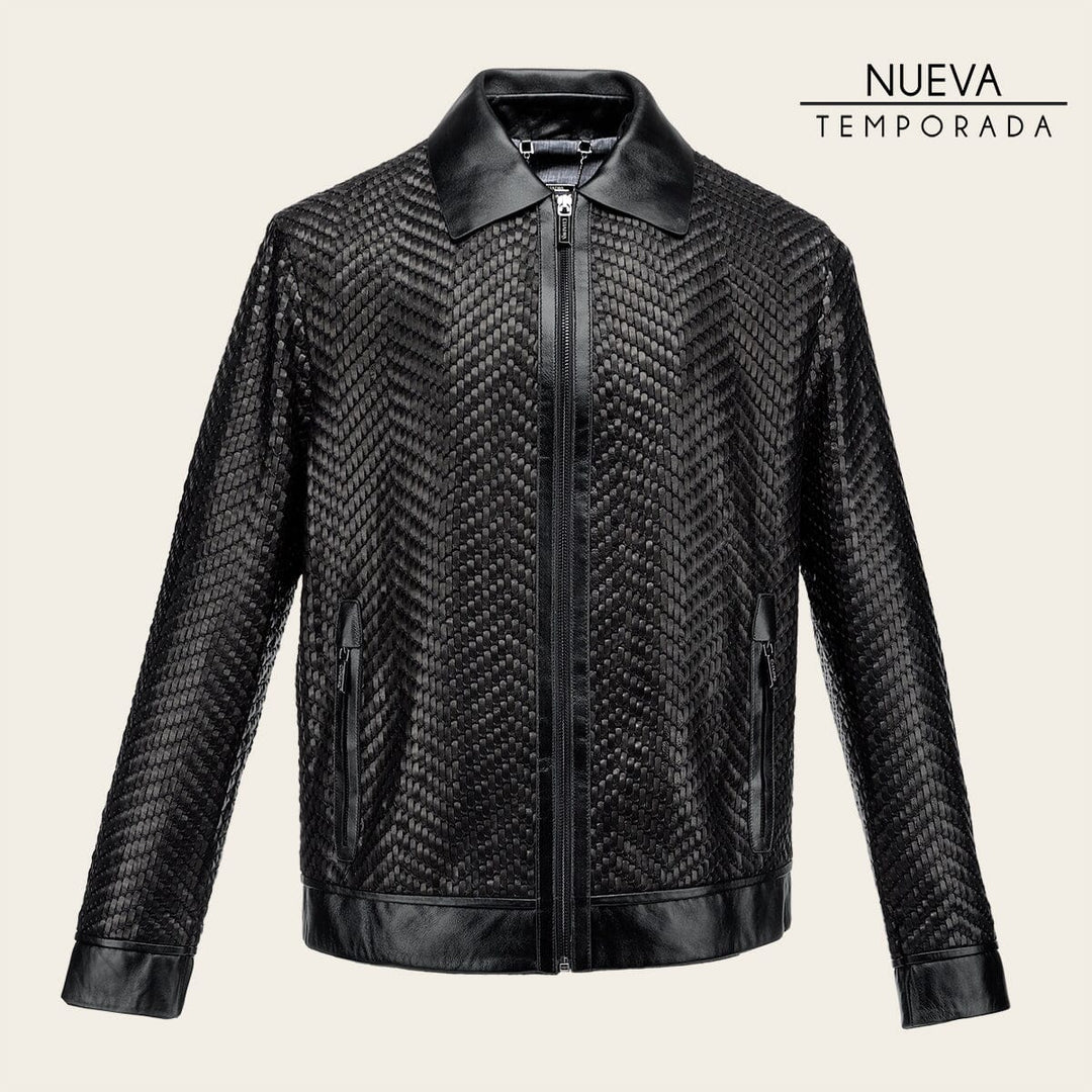 Chamarra en piel genuina de cordero para caballero Chamarras 