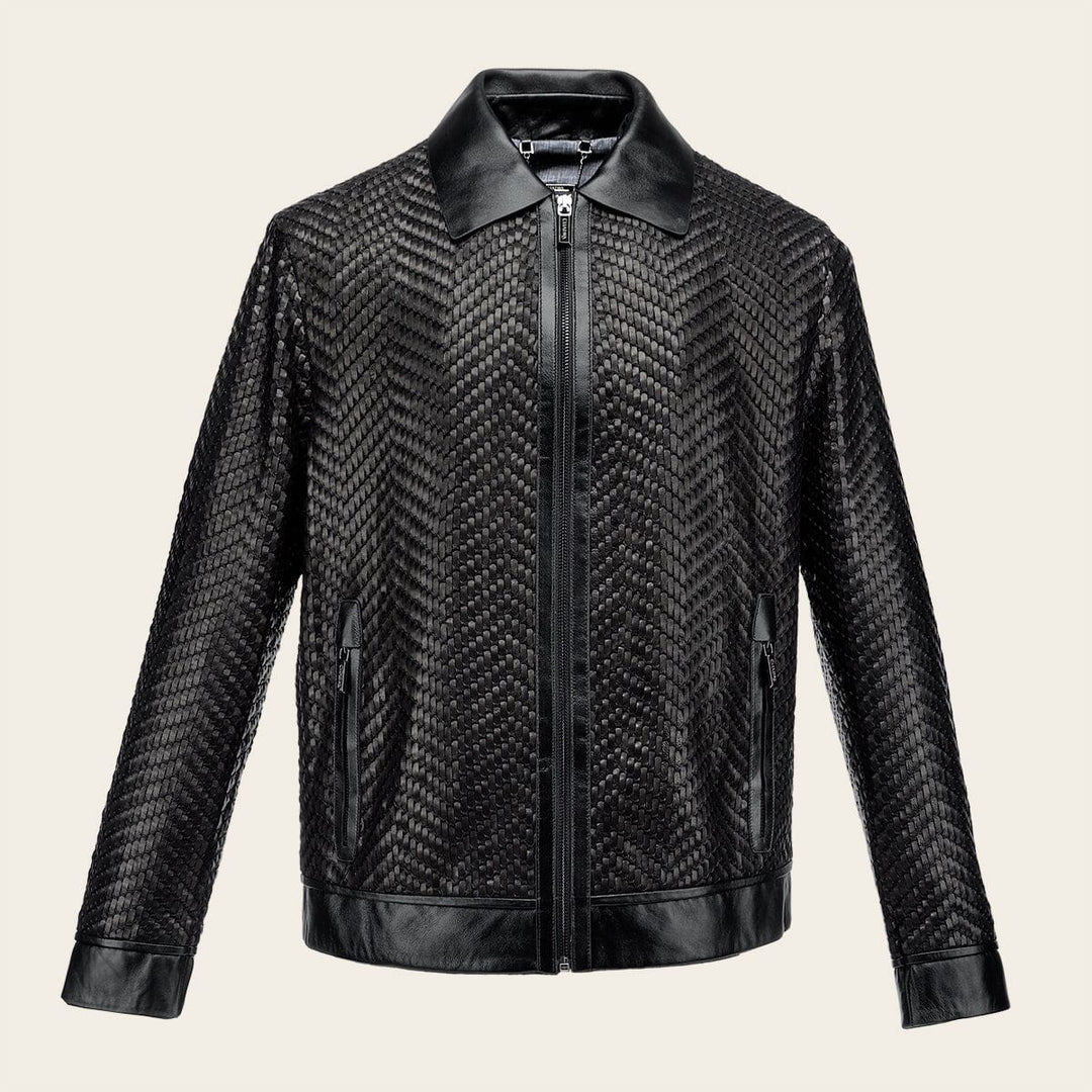 Chamarra en piel genuina de cordero para caballero Chamarras 