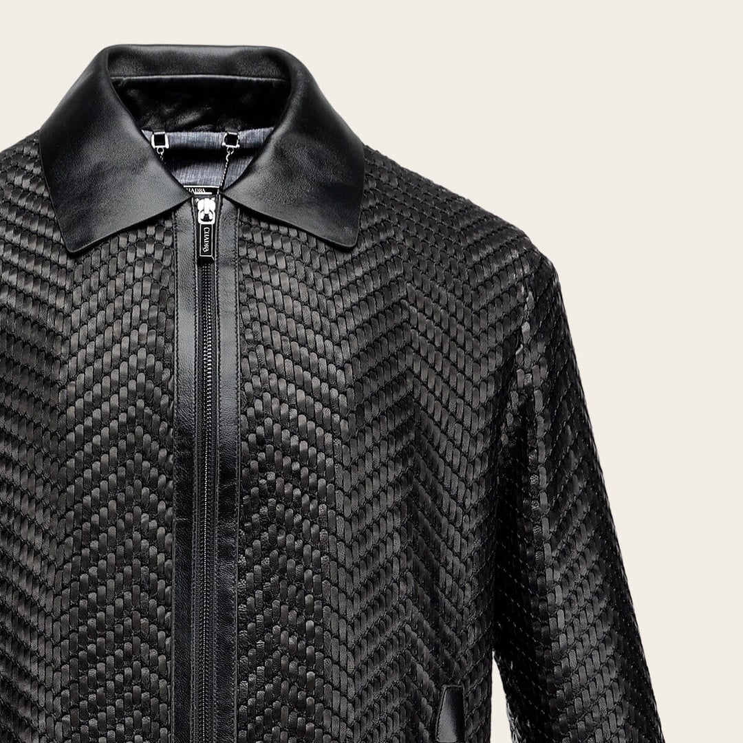 Chamarra en piel genuina de cordero para caballero Chamarras 