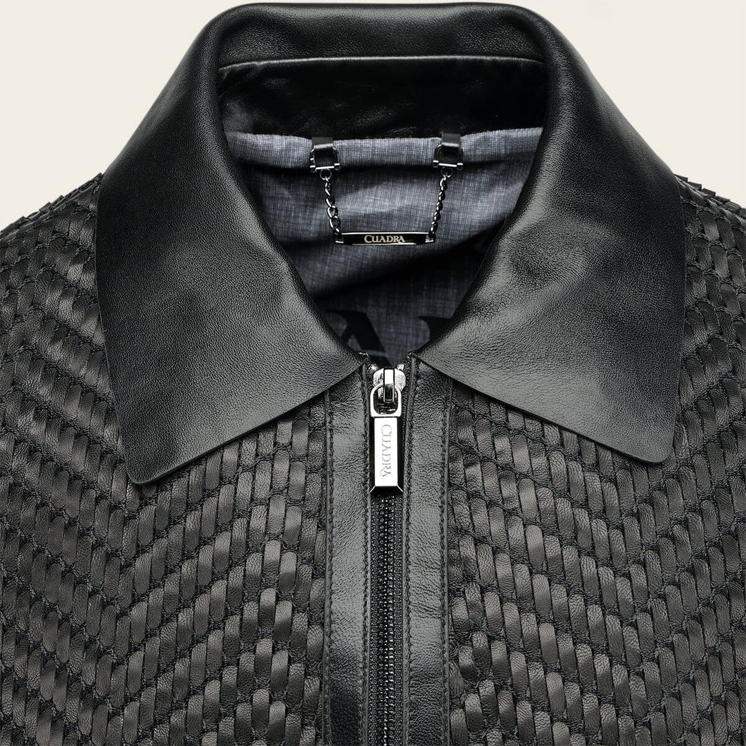 Chamarra en piel genuina de cordero para caballero Chamarras 