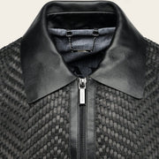 Chamarra en piel genuina de cordero para caballero Chamarras 