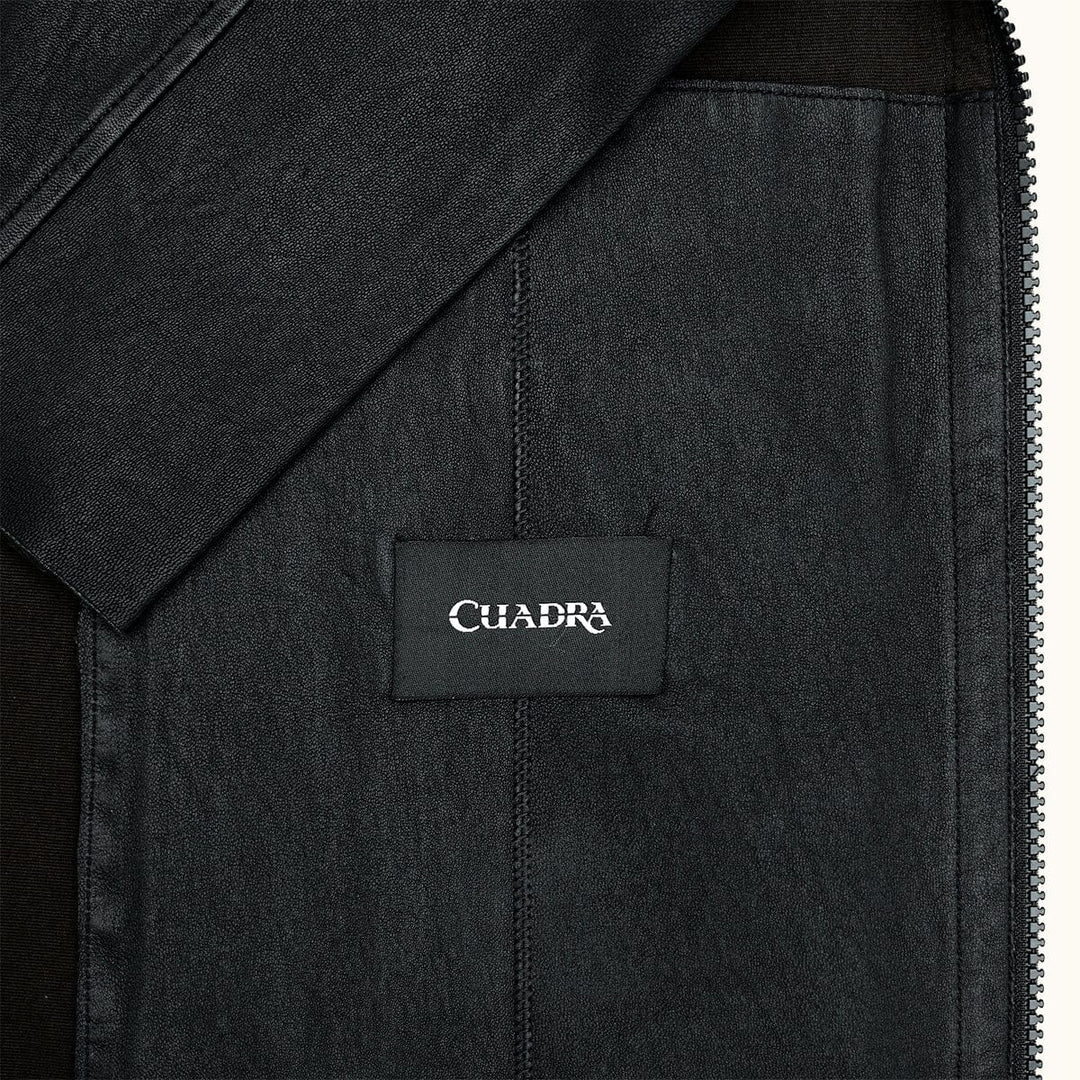 Chamarra en piel genuina de cordero para caballero Camisola 