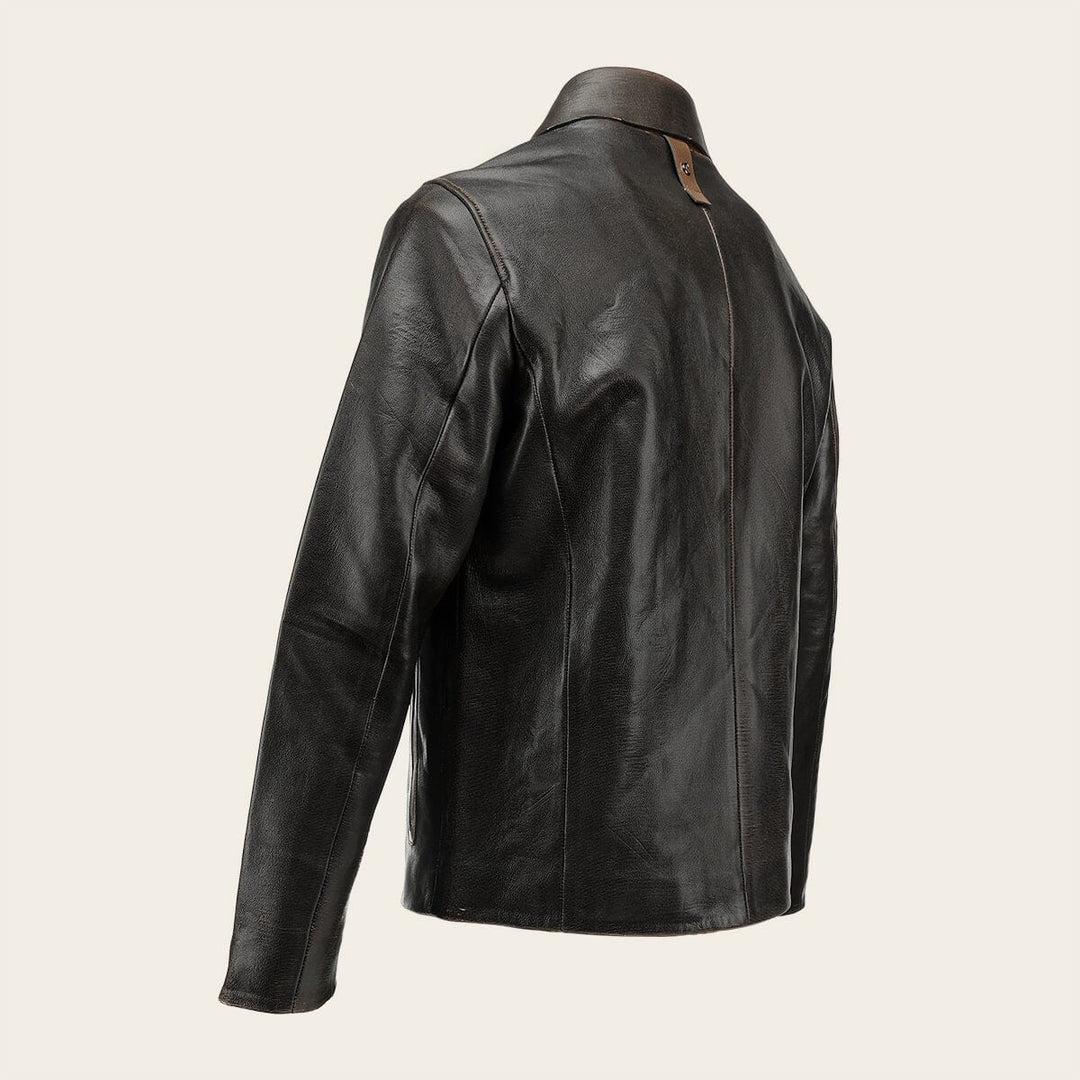 Chamarra en piel genuina de cordero para caballero Chamarras 