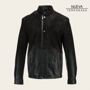 Chamarra en piel genuina de cordero para caballero Camisola 