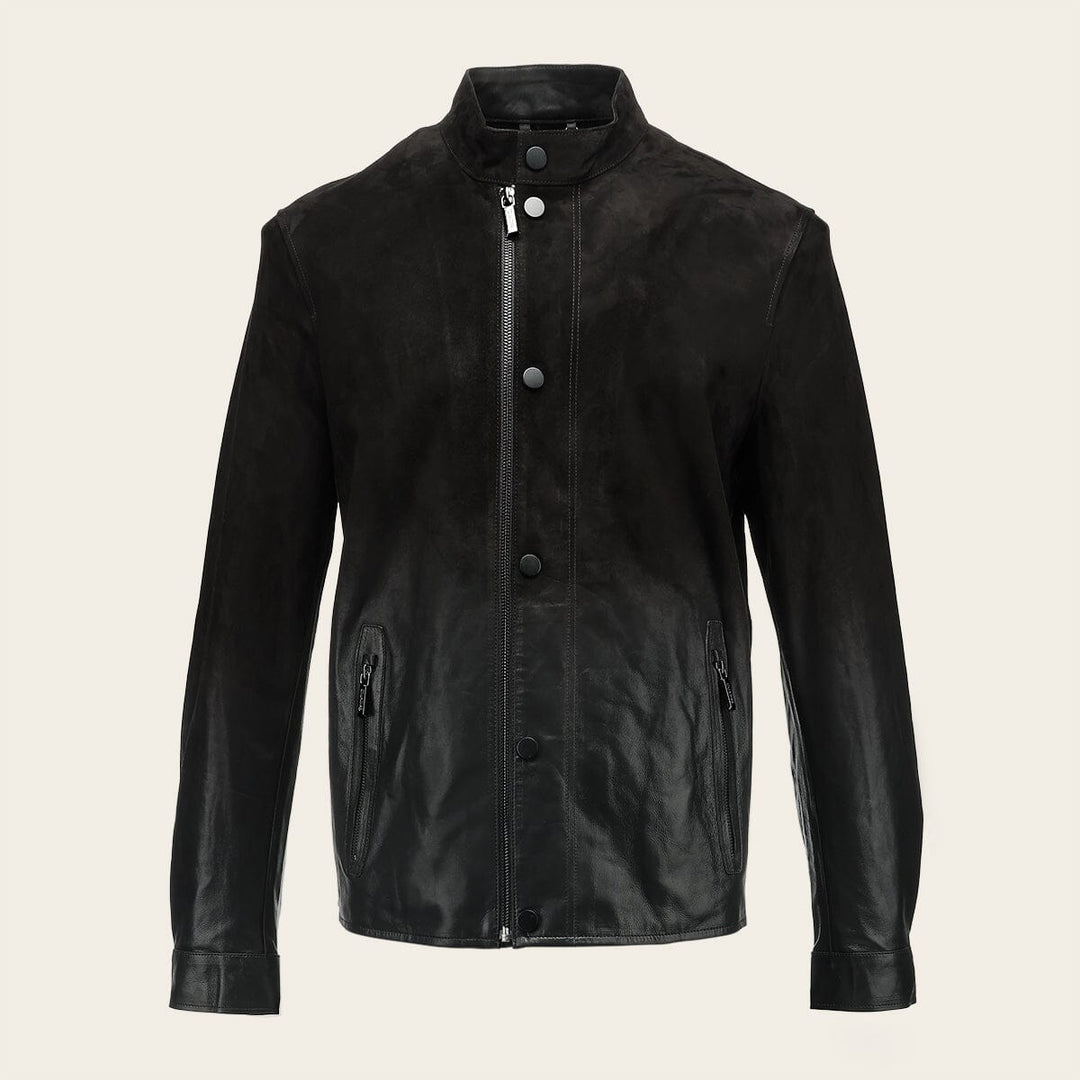 Chamarra en piel genuina de cordero para caballero Camisola 