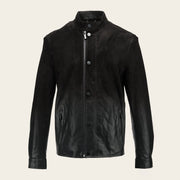 Chamarra en piel genuina de cordero para caballero Camisola 