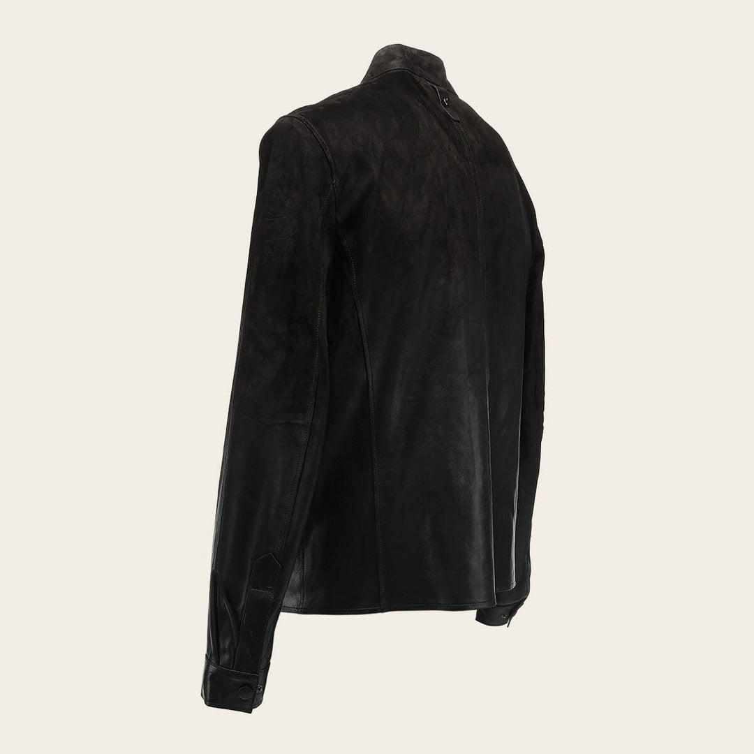 Chamarra en piel genuina de cordero para caballero Camisola 