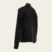 Chamarra en piel genuina de cordero para caballero Camisola 