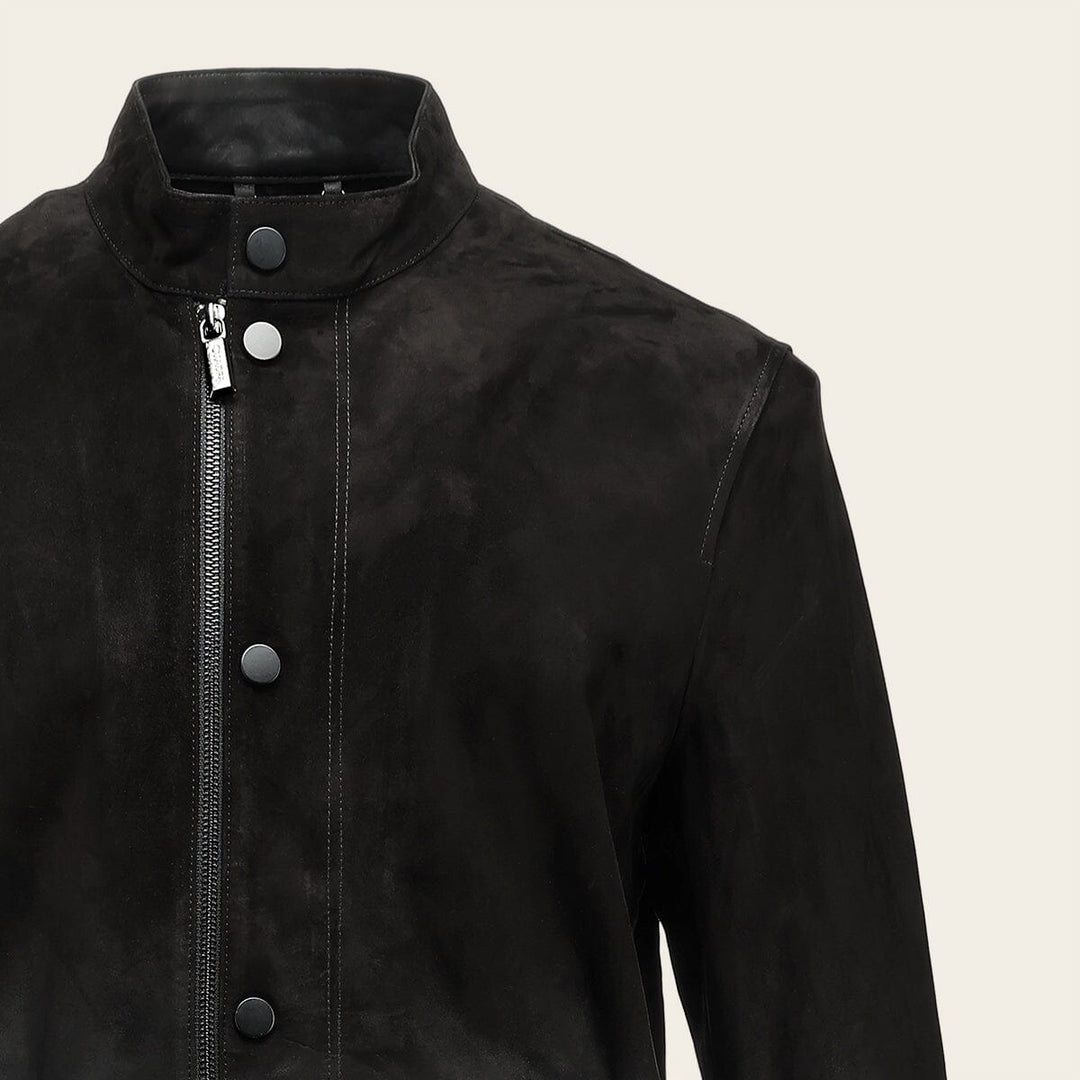 Chamarra en piel genuina de cordero para caballero Camisola 