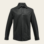 Chamarra en piel genuina de cordero para caballero Camisola 