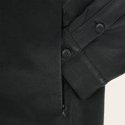 Chamarra en piel genuina de cordero para caballero Camisola 