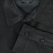 Chamarra en piel genuina de cordero para caballero Camisola 