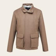 Chamarra en piel genuina de cachemira para caballero Chamarras 