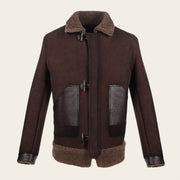 Chamarra en piel de ovino con pelo genuino Chamarras 