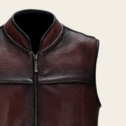 Chaleco en Piel Genuina de Ovino Chalecos 