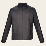 Chamarra en piel genuina de pitón Chamarras 